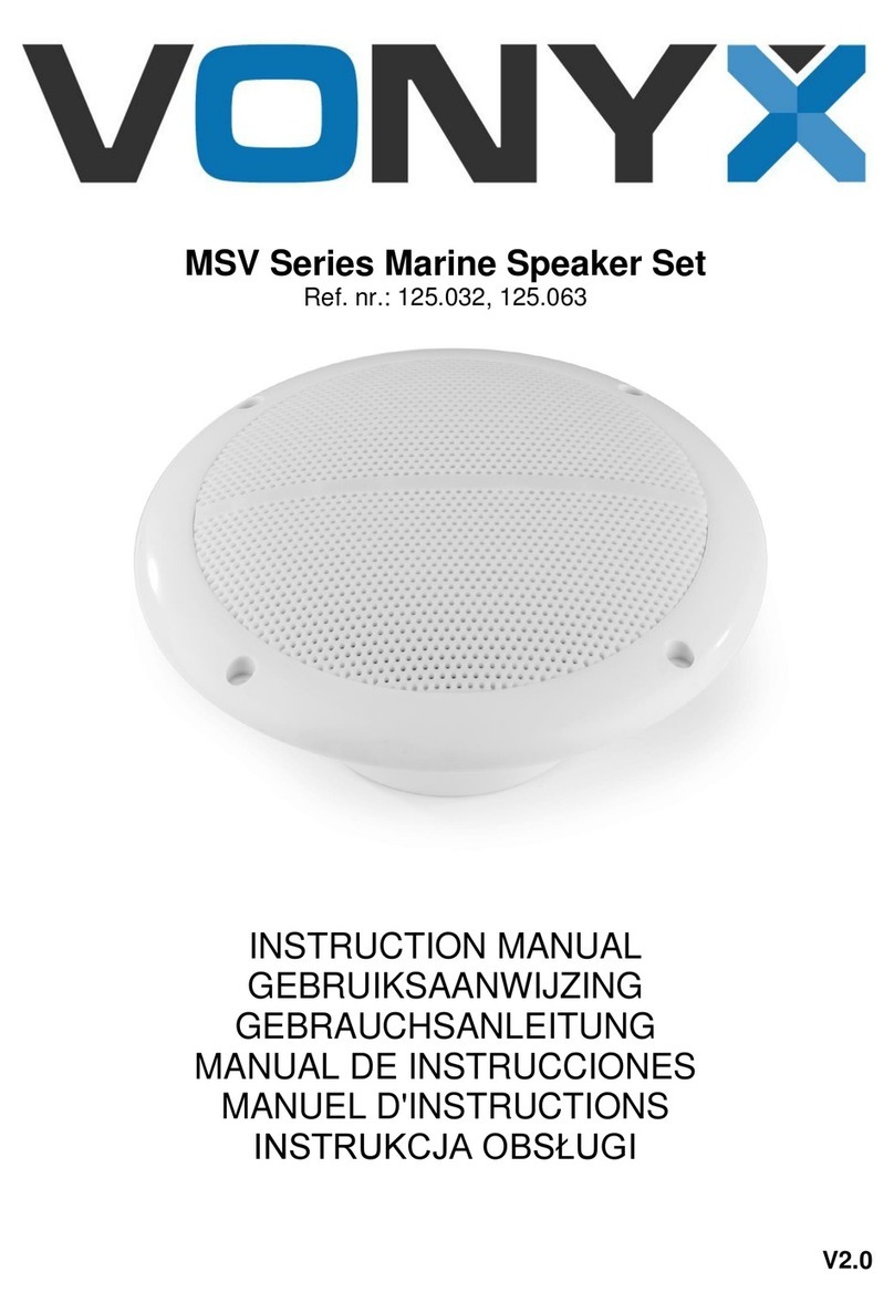 Vonyx MSV Series User manual