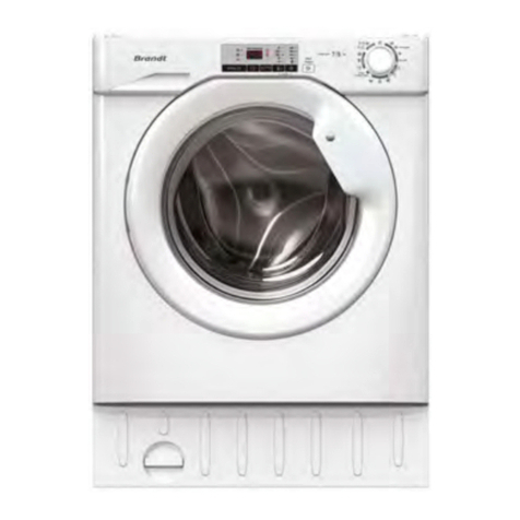 Brandt BWW7549U User manual