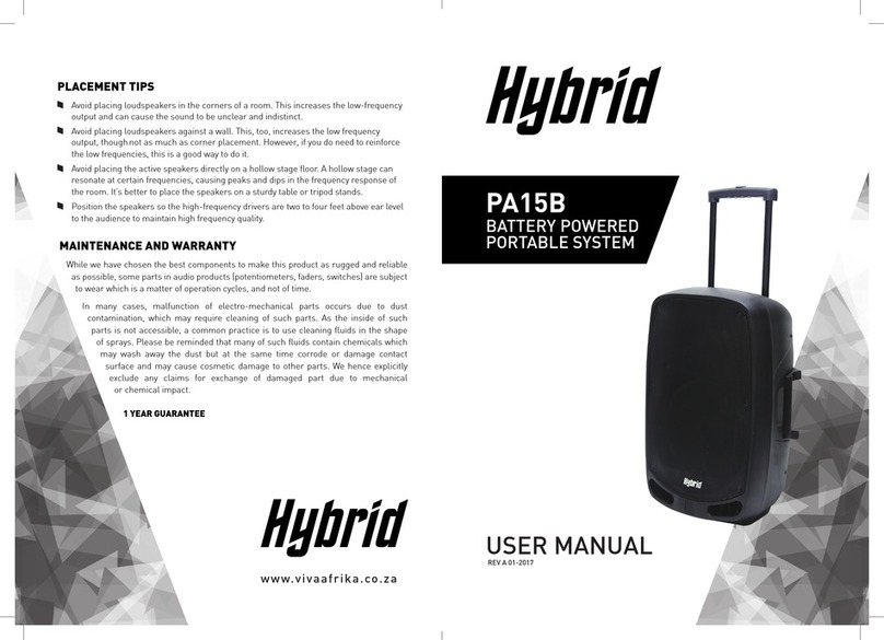 Hybrid+ PA15B User manual
