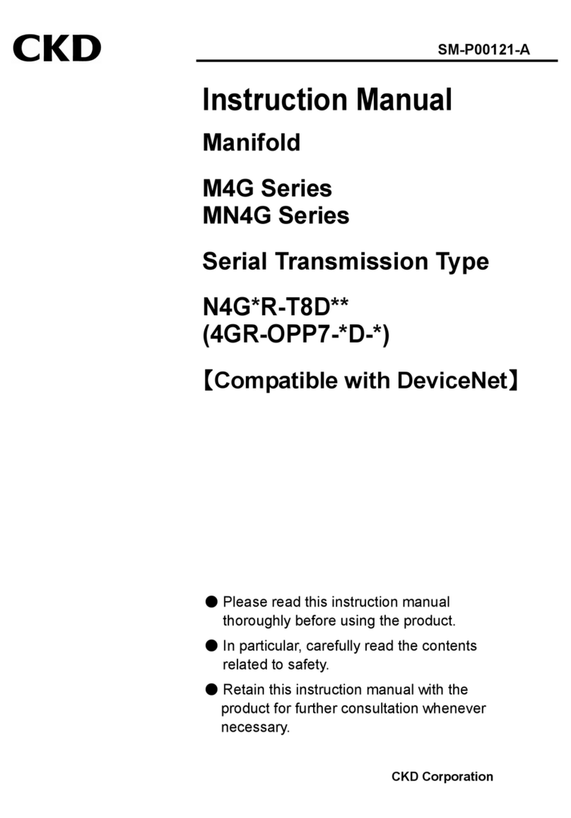 CKD M4G Series User manual CKD M4G Series User manual