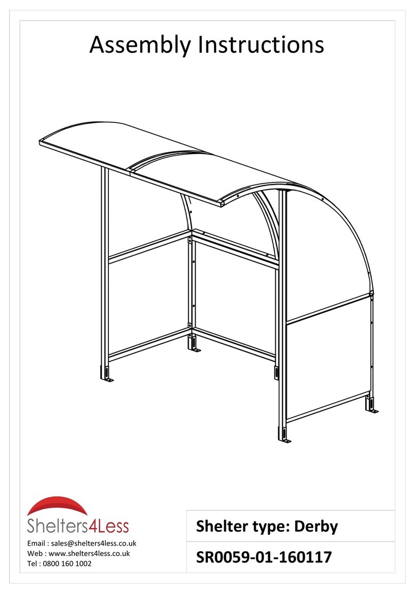 Shelters4Less SR0059-01-160117 Assembly instructions