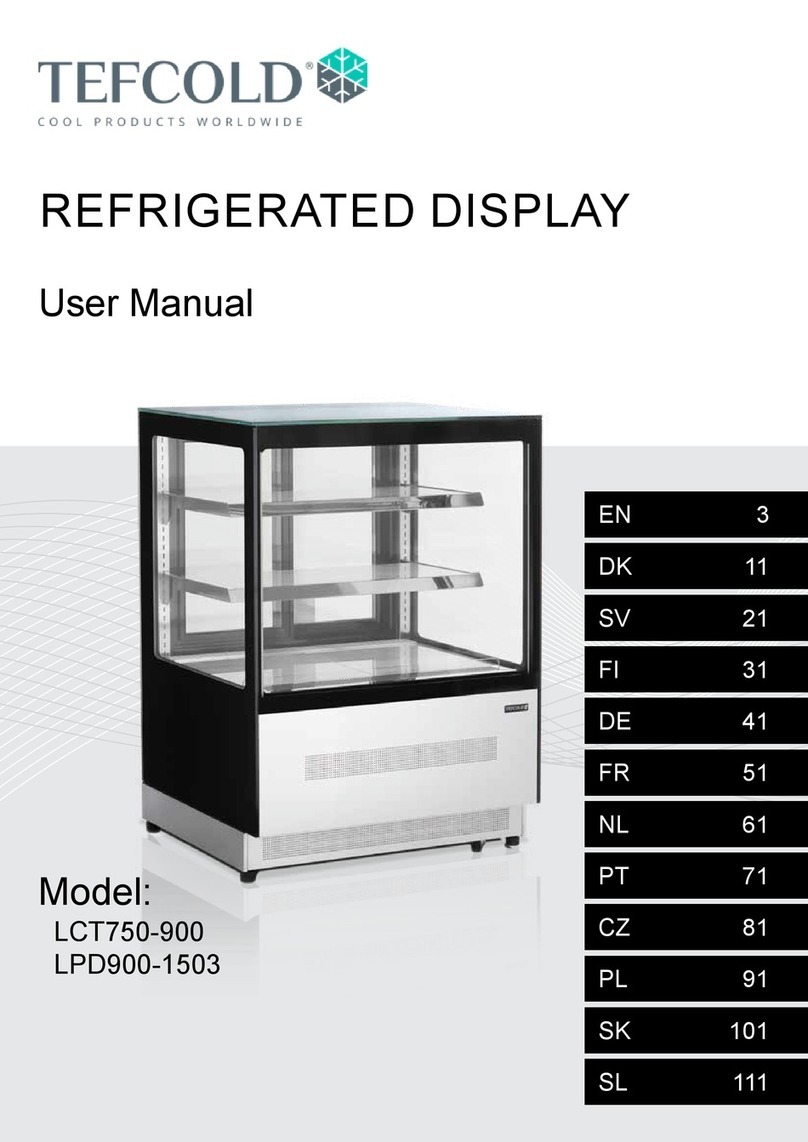 Tefcold LPD1200F/BLACK User manual