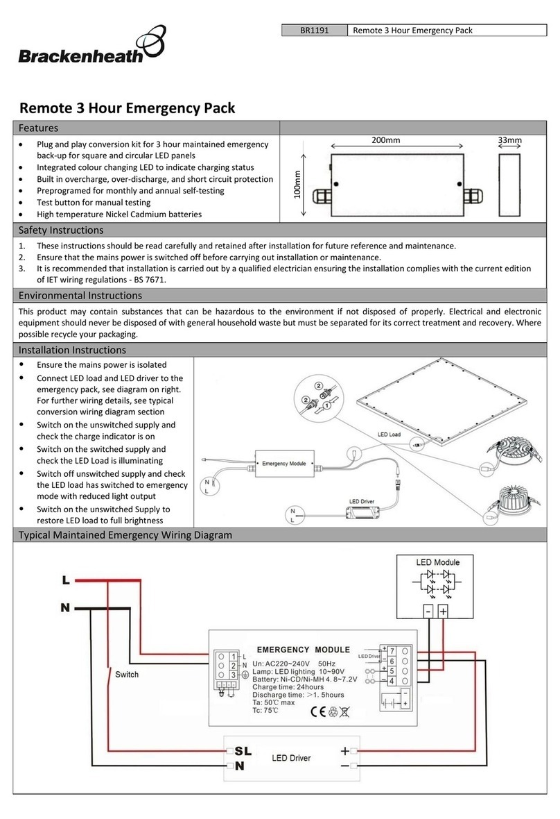 BRACKENHEATH BR1191 instructions