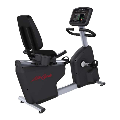 Life Fitness LIFECYCLE Assembly instructions