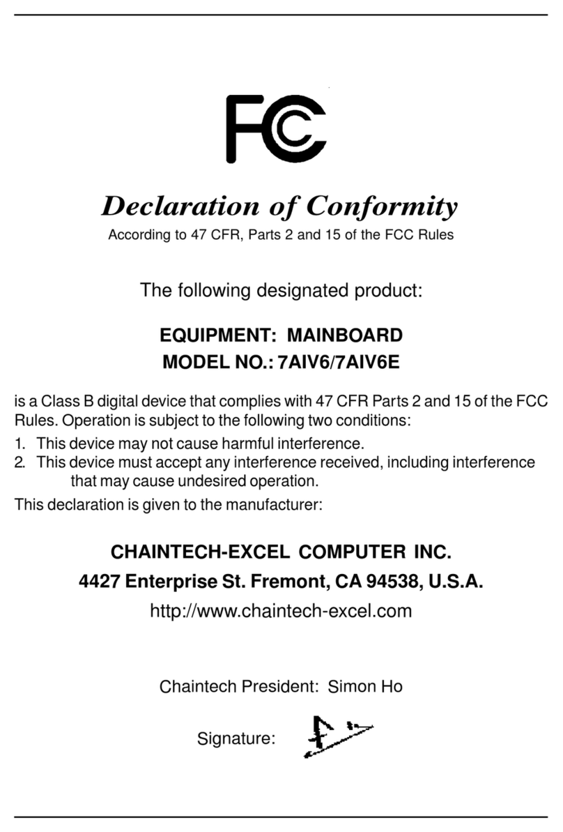 CHAINTECH 7AIV6 User manual