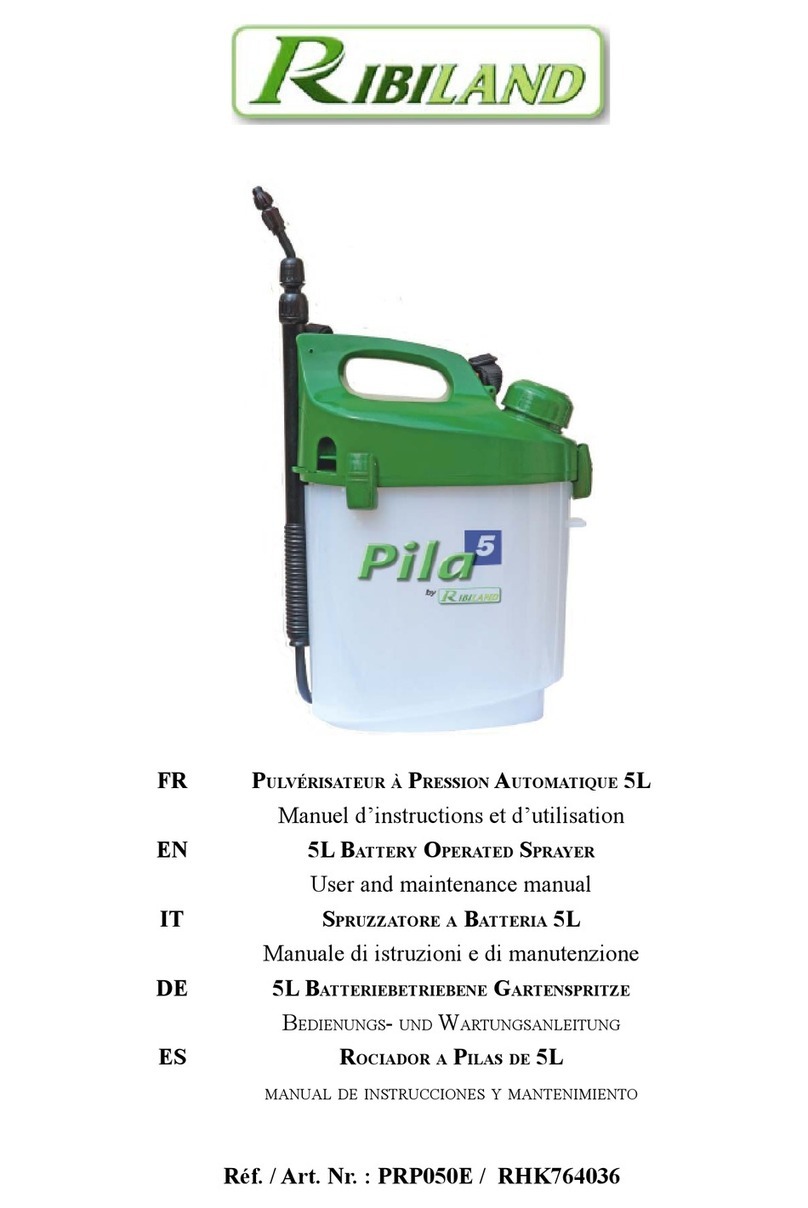 Ribiland PRP050E User and maintenance manual
