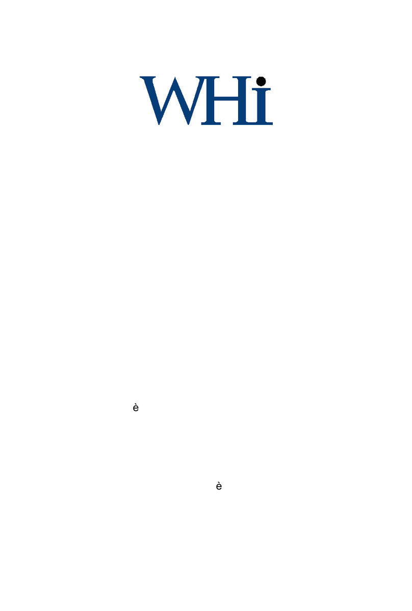 whi JOYCE 403-427 User manual