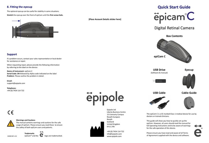 Epipole epicam C quick start guide