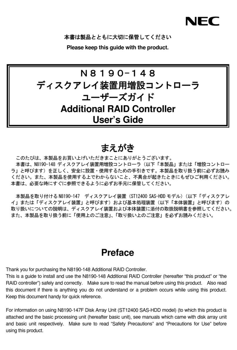 NEC N8190-148 user guide
