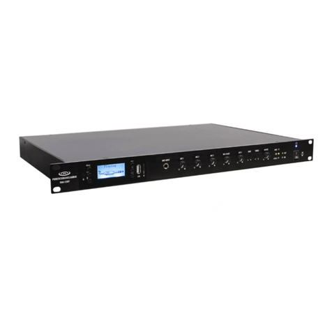 Pure Resonance Audio RMA120BT Installation and operation manual