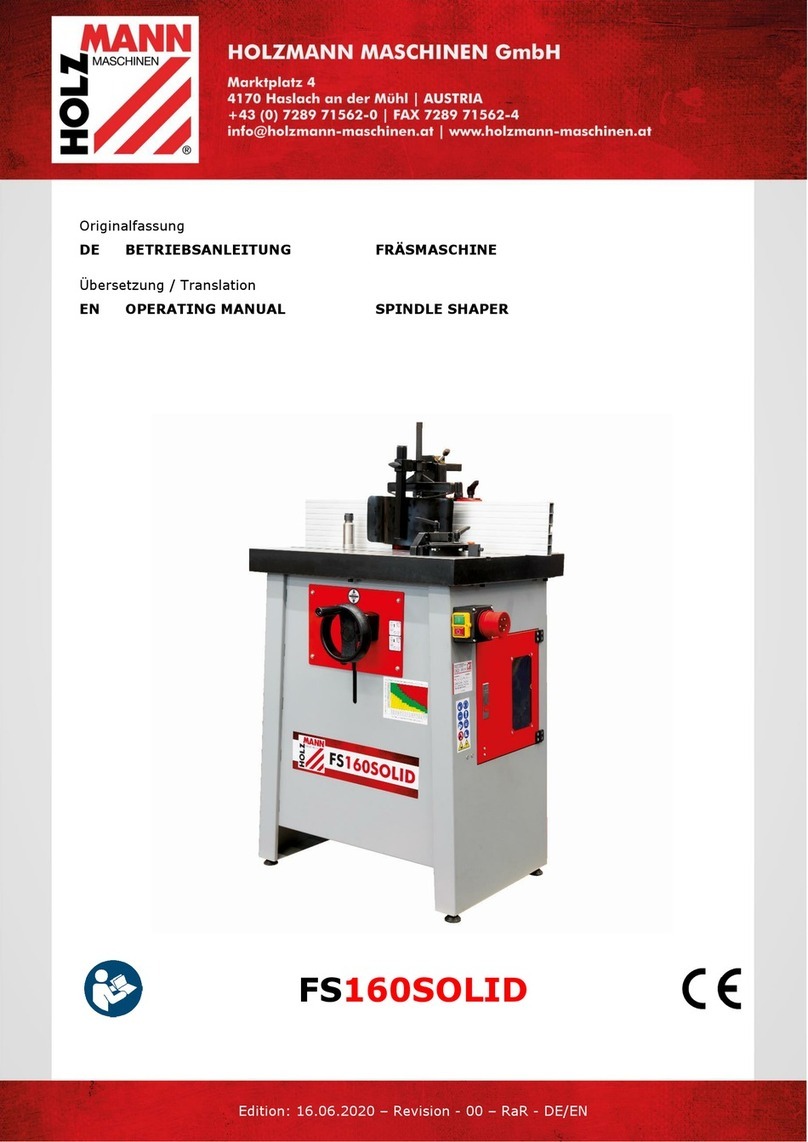 HOLZMANN MASCHINEN FS160SOLID operating manual HOLZMANN MASCHINEN FS160SOLID operating manual