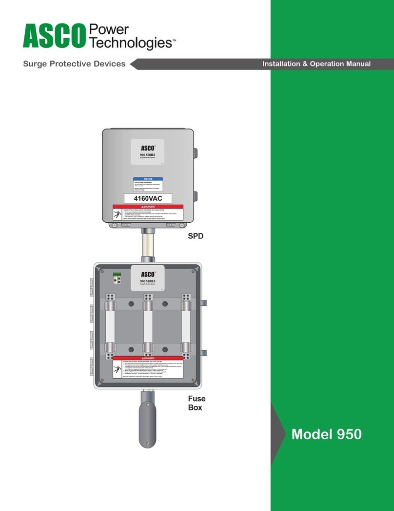 Asco 950 User manual