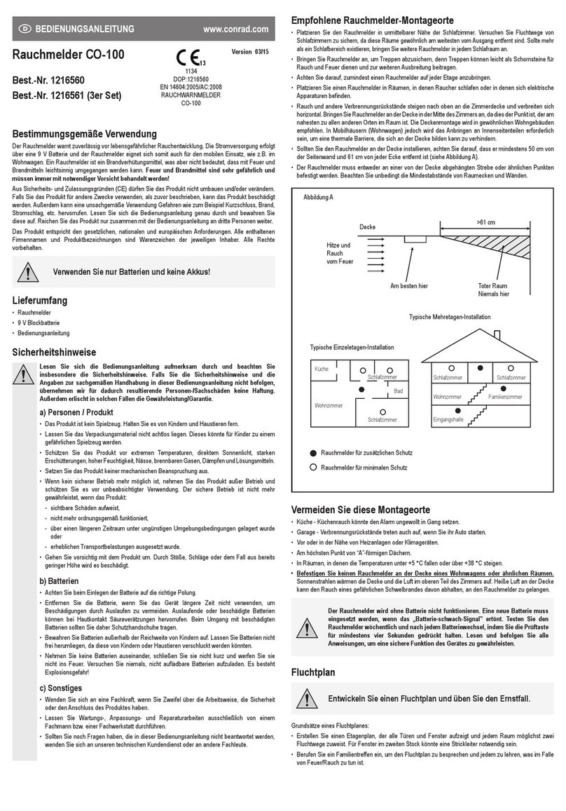 Conrad CO-100 operating instructions