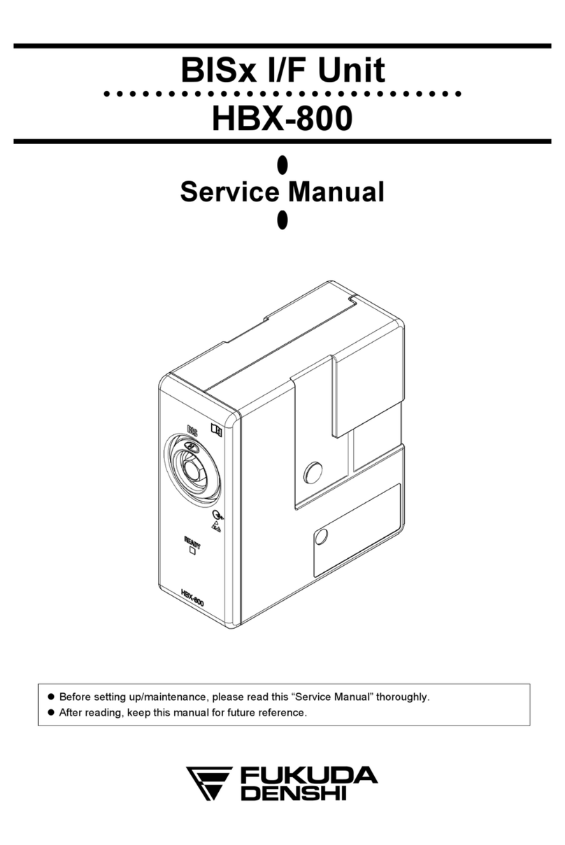 Fukuda Denshi HBX-800 Service manual