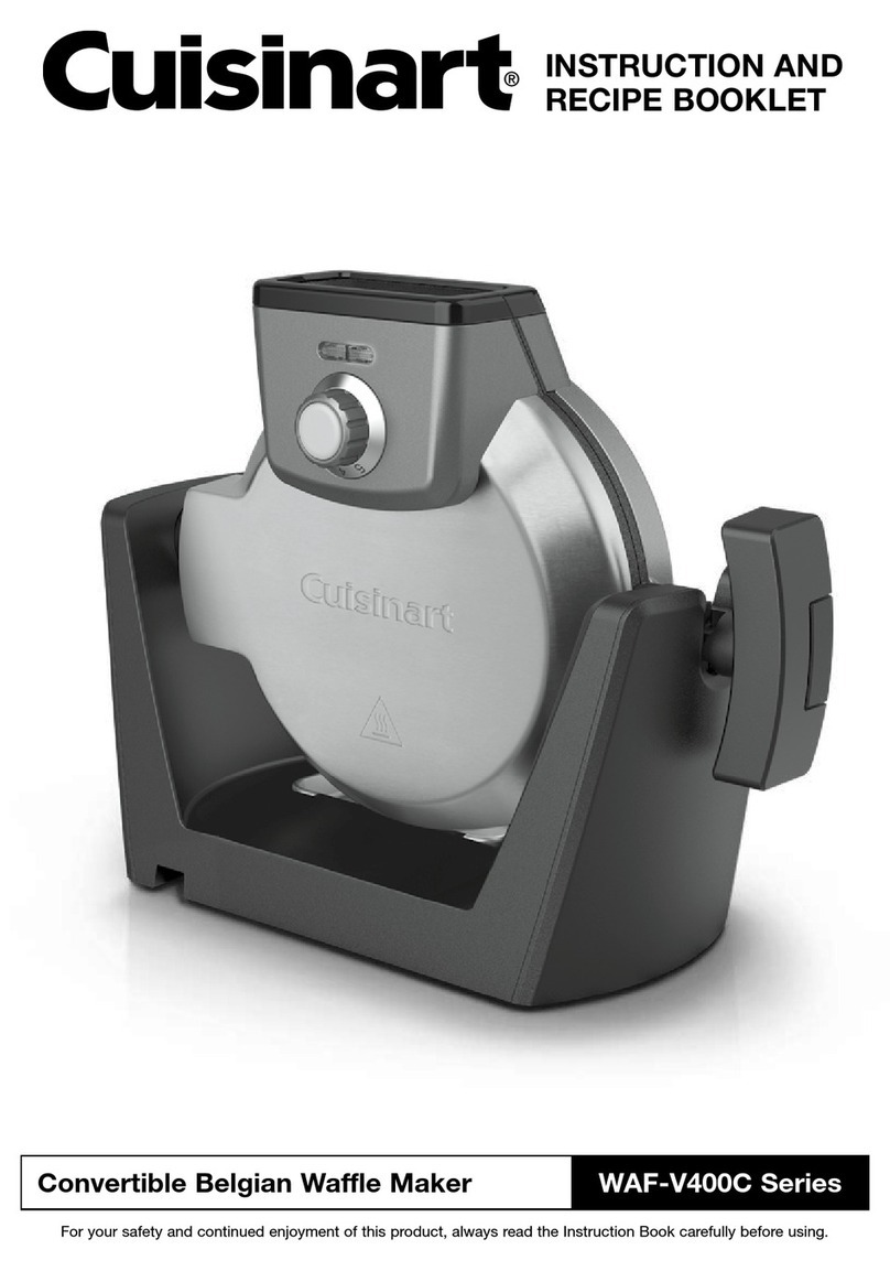 Cuisinart WAF-V400C Series Service manual
