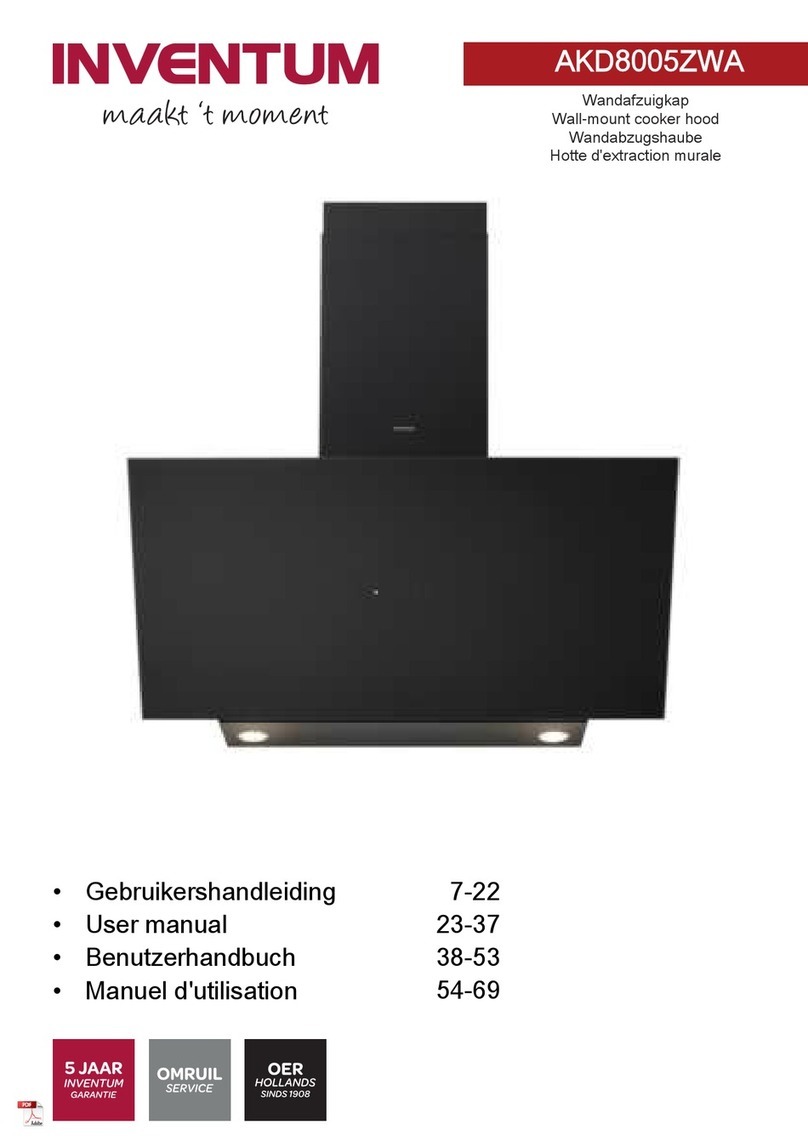 inventum AKD8005ZWA User manual