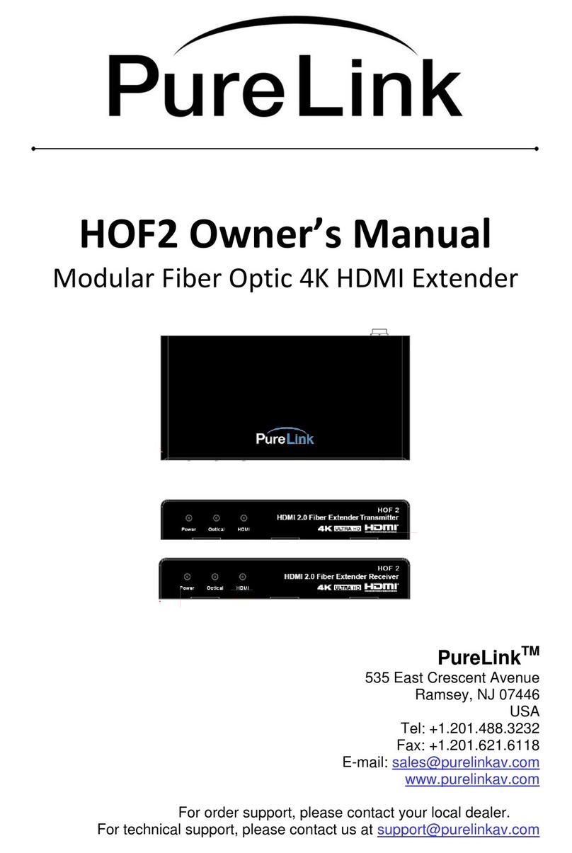 PureLink HOF2 User manual