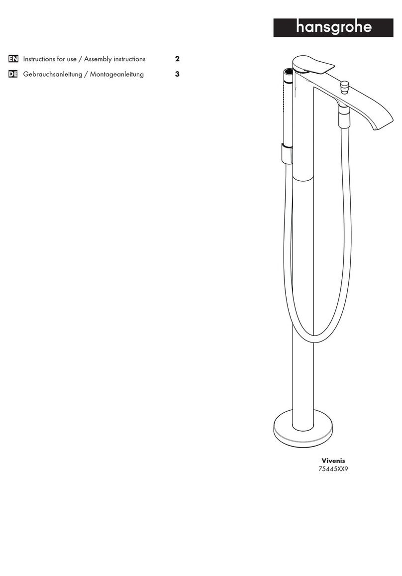 Hans Grohe Vivenis 75445 9 Series User manual