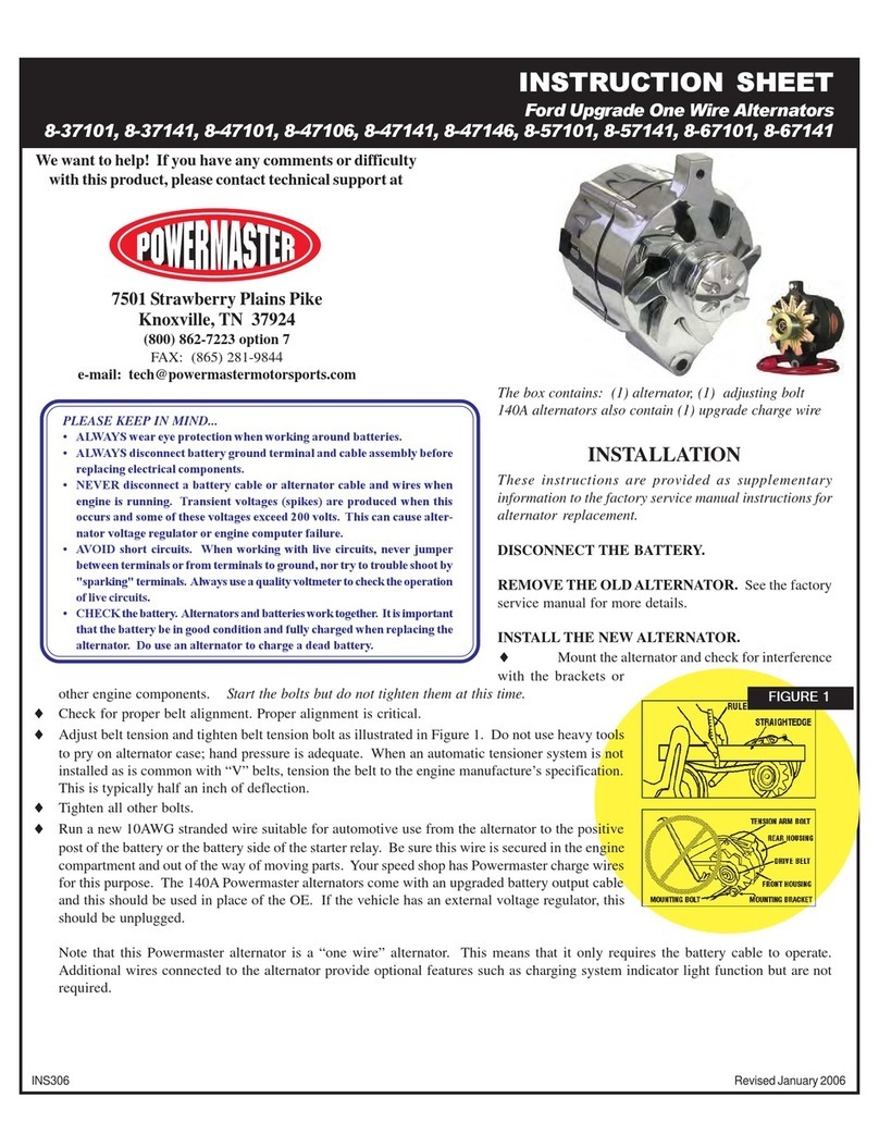 Power Master 8-37101 instruction sheet