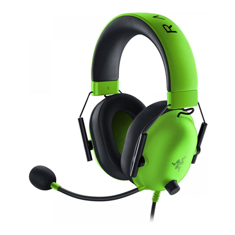 Razer BlackShark V2 X Use and care manual