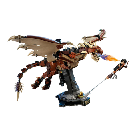 Lightmybricks LEGO HARRY POTTER HUNGARIAN HORNTAIL DRAGON User manual