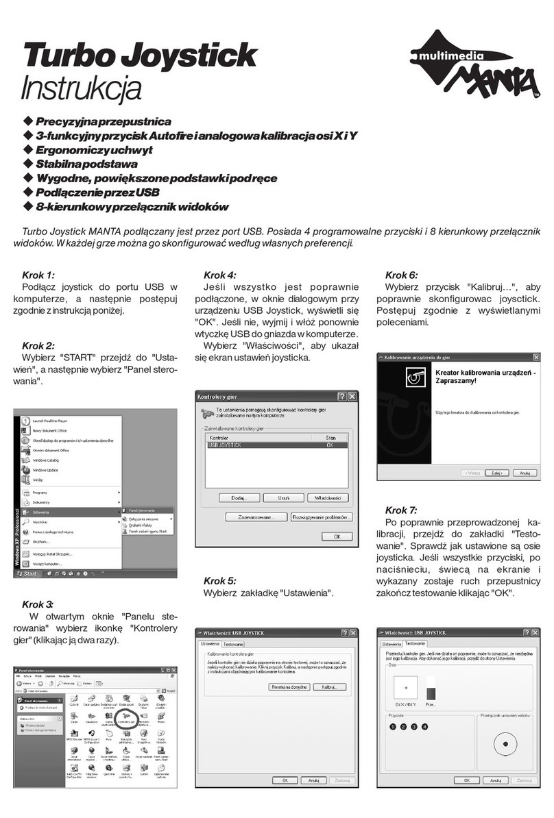 Manta Turbo Joystick user manual