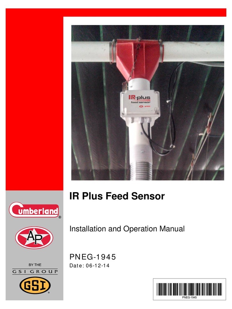 GSi AP Cumberland IR-Plus Feed Sensor User manual