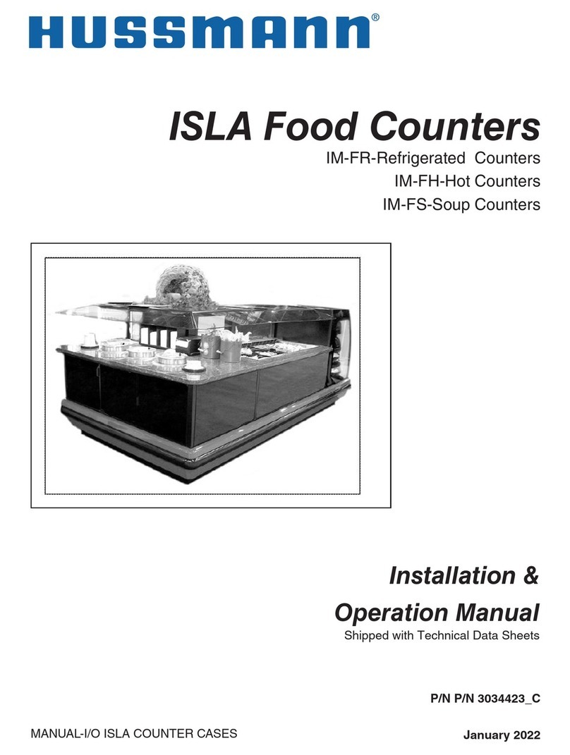 Hussmann ISLA IM-FR User manual