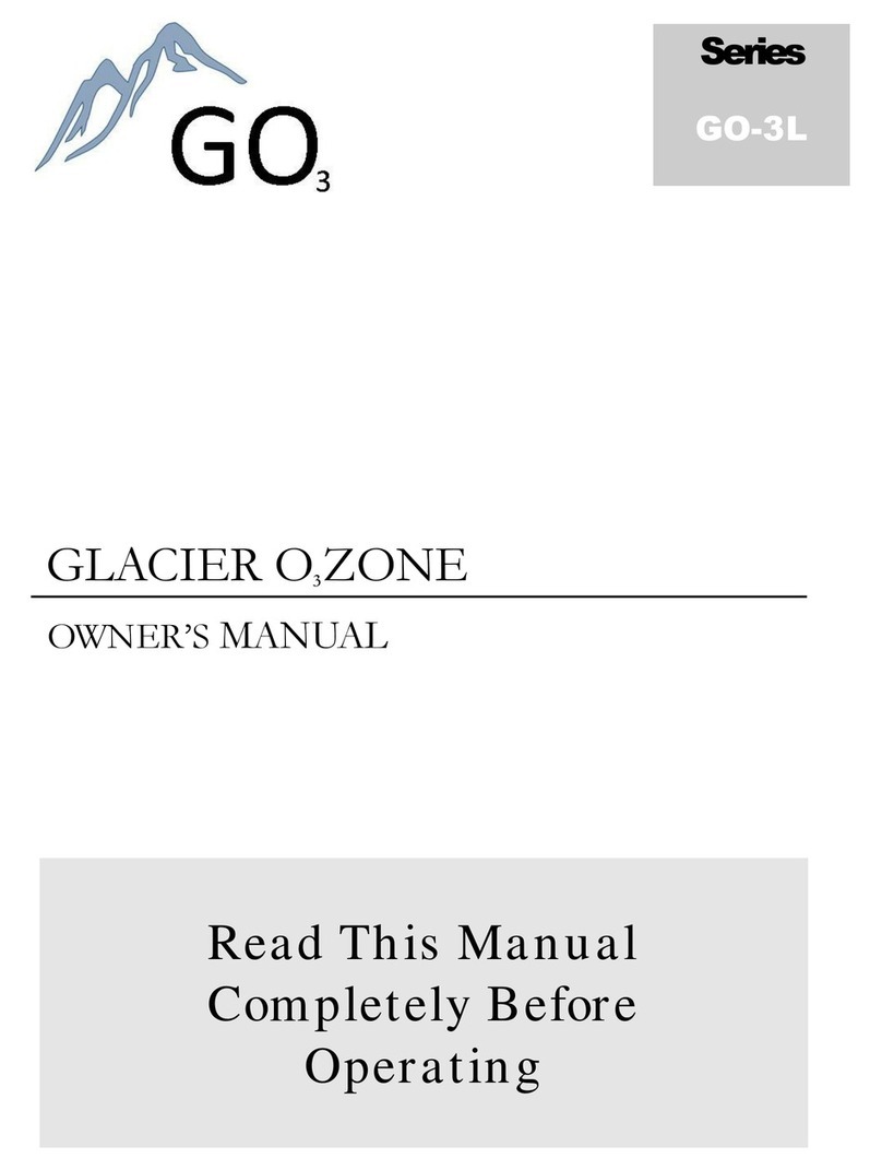 Glacier O3ZONE GO-3L Series User manual
