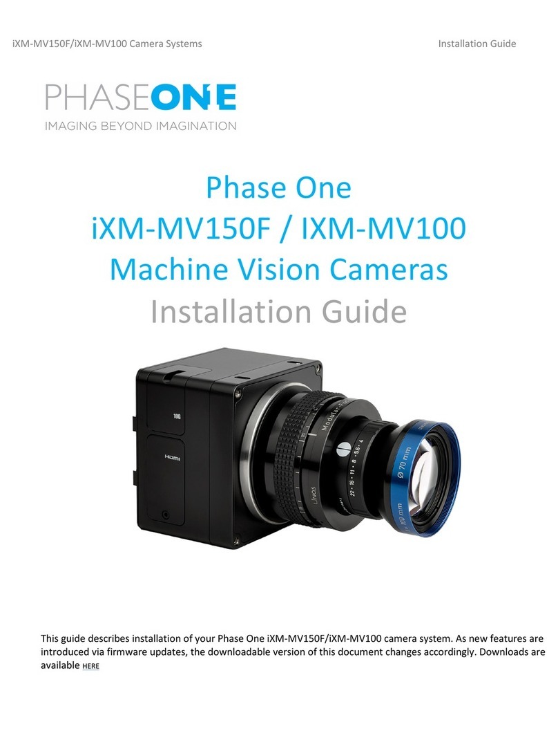 PhaseOne iXM-MV150F User manual