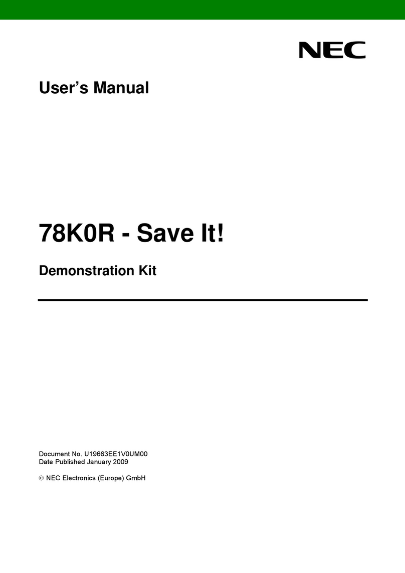 NEC 78K0R - Save It! user manual