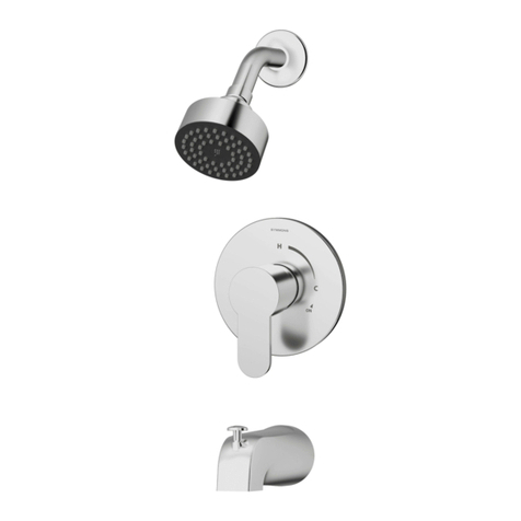 Symmons identity 6700 Manual