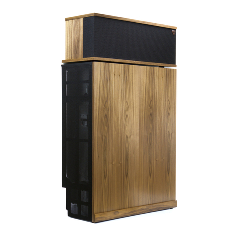 Klipsch HERIGATE Klipschorn User manual