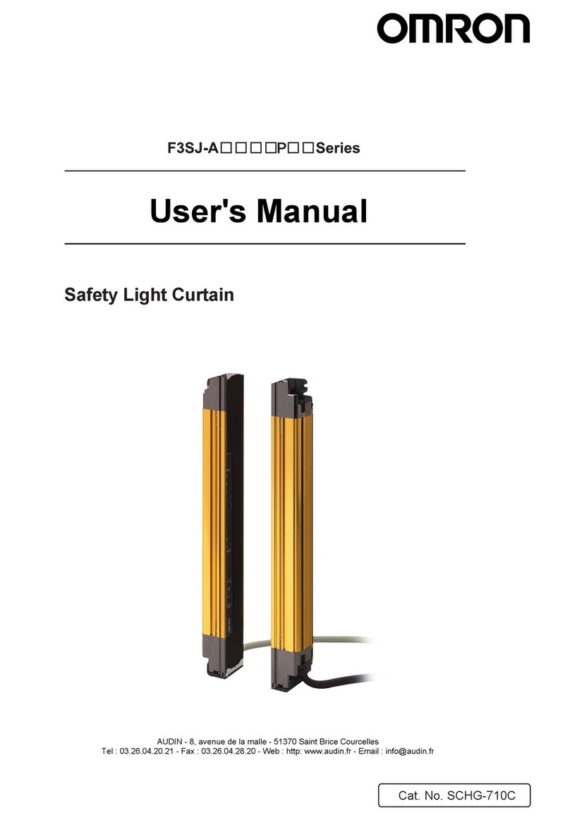 Omron F3SJ-A P Series User manual