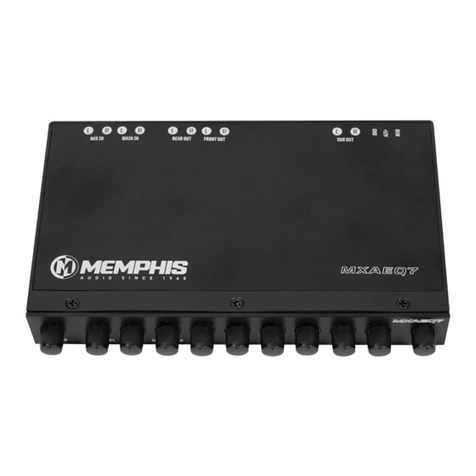 Memphis MXAEQ7 quick start guide Memphis MXAEQ7 quick start guide