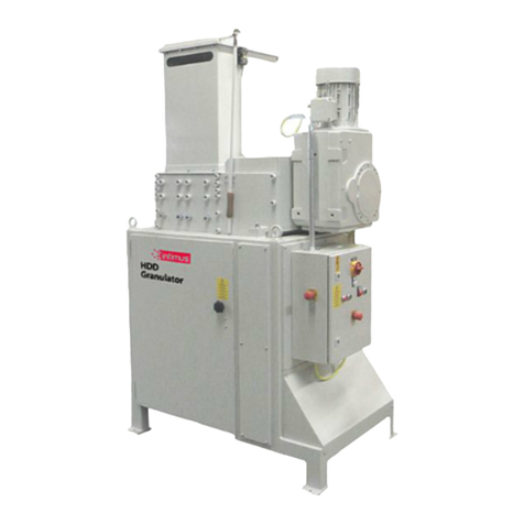 Intimus HDD Granulator User manual