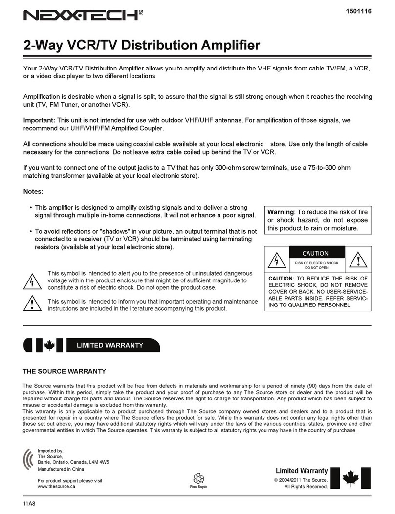 NexxTech 1501116 quick start guide