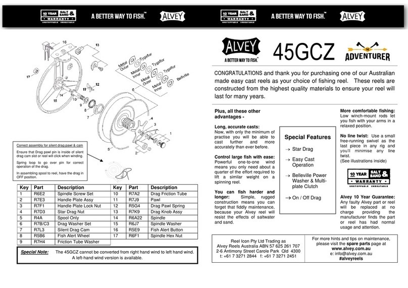 Alvey Adventurer 45GCZ User manual