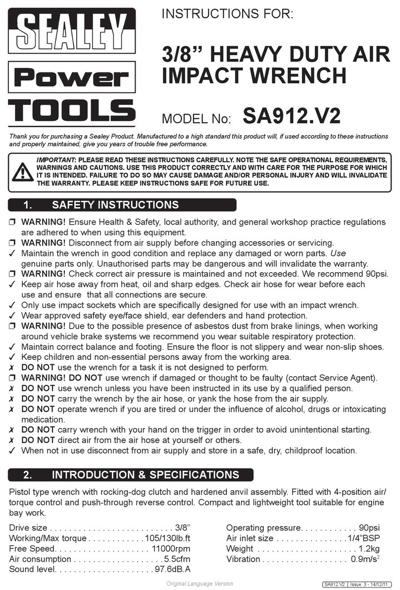 Sealey SA912.V2 User manual