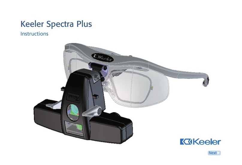 Keeler Spectra Plus User manual
