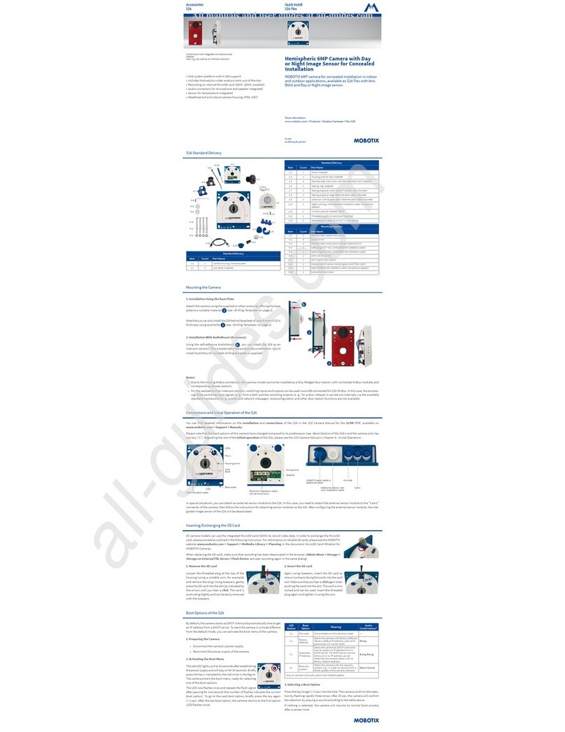 Mobotix S26 Flex Quick install