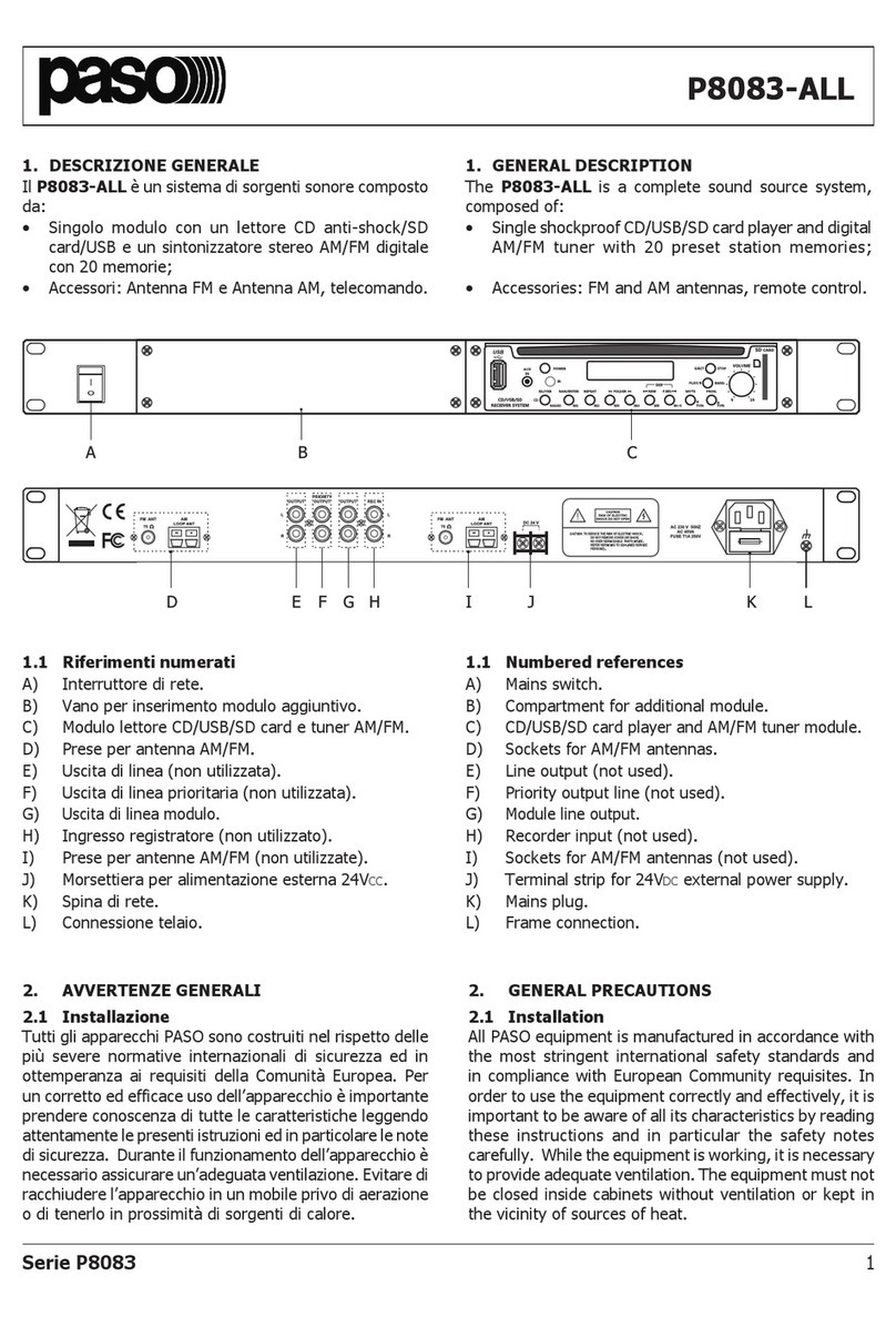 Paso P8083-ALL quick start guide