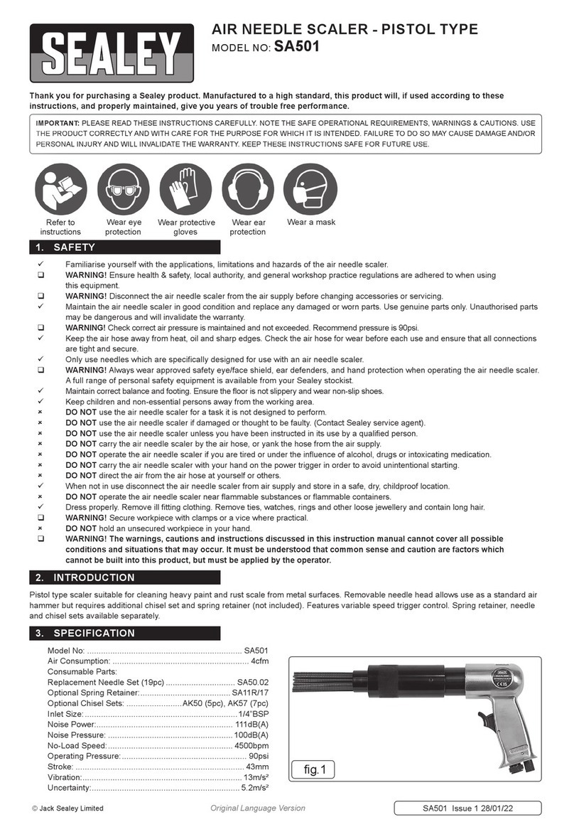 Sealey SA501 User manual