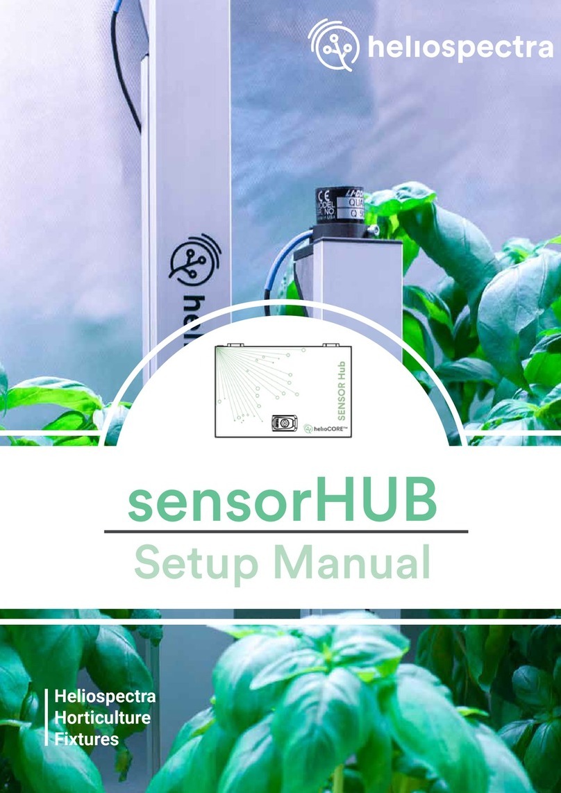 Heliospectra sensorHUB Setup manual