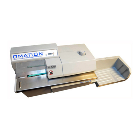 Opex Omation Envelopener 210 Series Operator's manual
