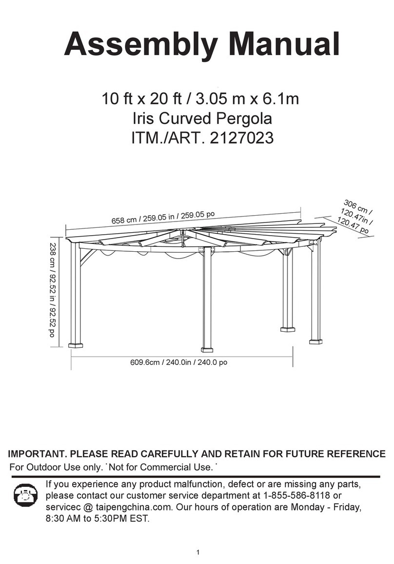 Costco Iris 2127023 Assembly manual