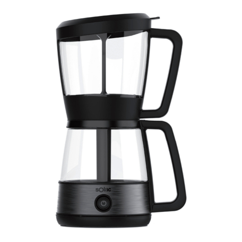SOLAC Siphon Brewer 3-in-1 User manual