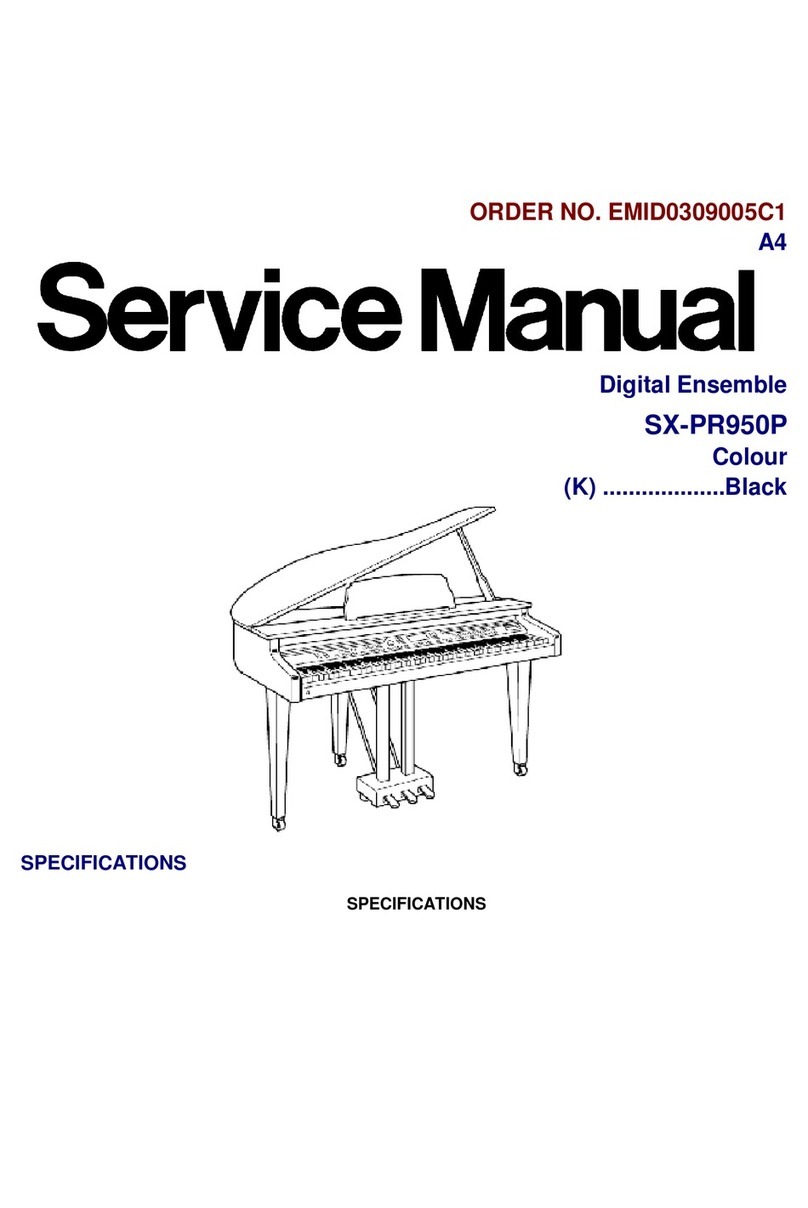 Technics SX-PR950P User manual