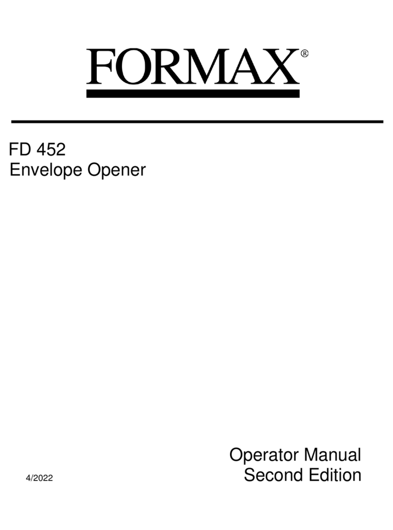 Formax FD 452 Operator's manual