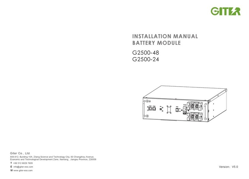 GITER G2500-48 installation manual